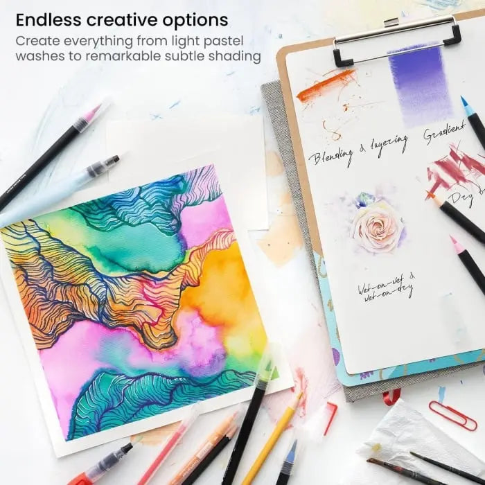Elegantes Aquarellpinsel-Set – Kreatives Malen ohne Aufwand Mivoza Deutschland
