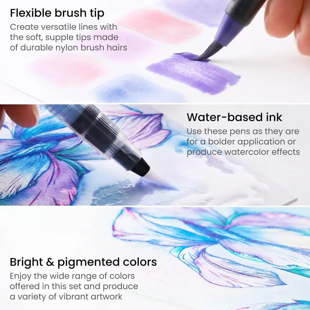 Elegantes Aquarellpinsel-Set – Kreatives Malen ohne Aufwand Mivoza Deutschland