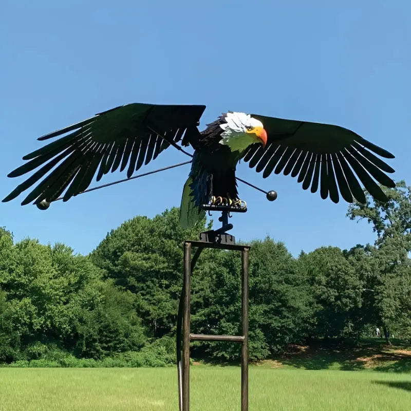 Elegantes schmiedeeisernes Windspiel Vogel Mivoza Deutschland