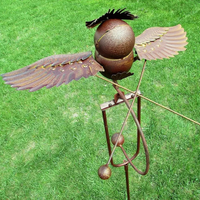 Elegantes schmiedeeisernes Windspiel Vogel Mivoza Deutschland