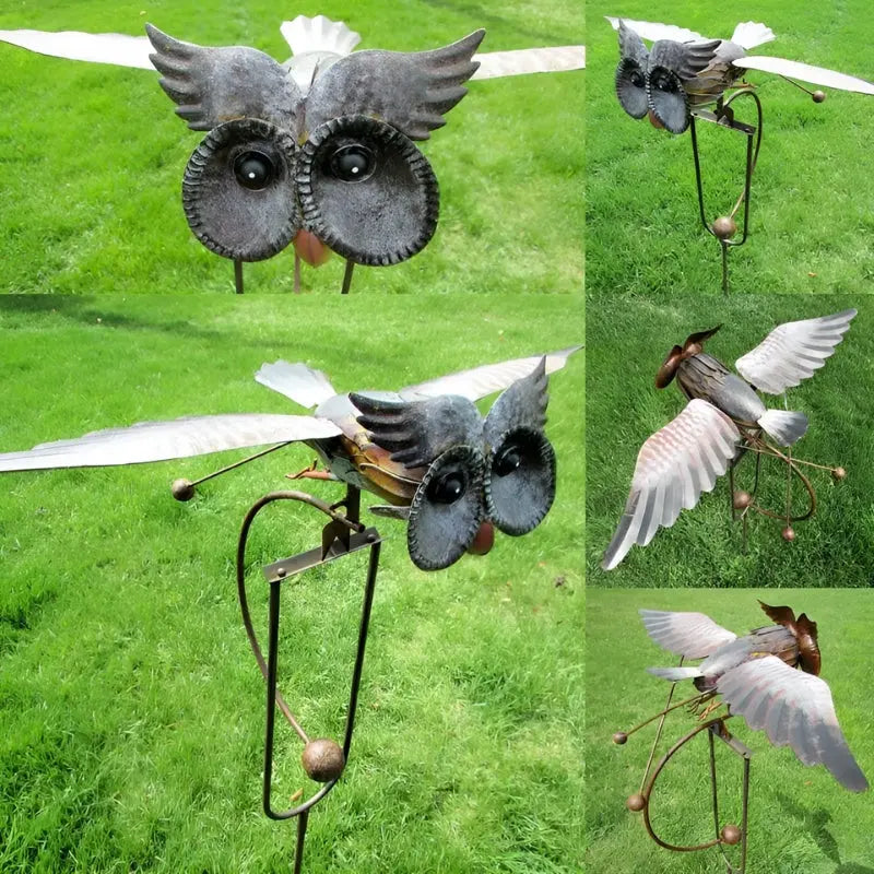 Elegantes schmiedeeisernes Windspiel Vogel Mivoza Deutschland