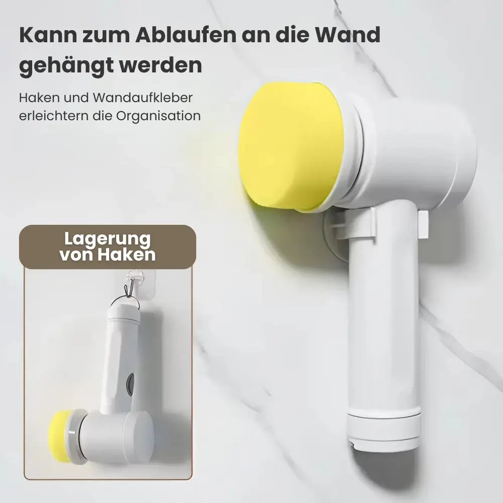 Elektrische 5-in-1 Reinigungsbürste für Bad und Küche Mivoza Deutschland