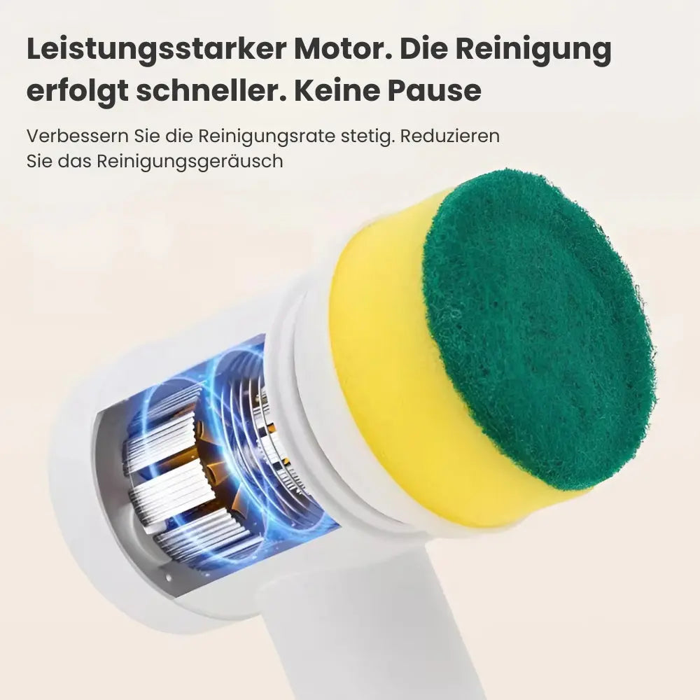 Elektrische 5-in-1 Reinigungsbürste für Bad und Küche Mivoza Deutschland