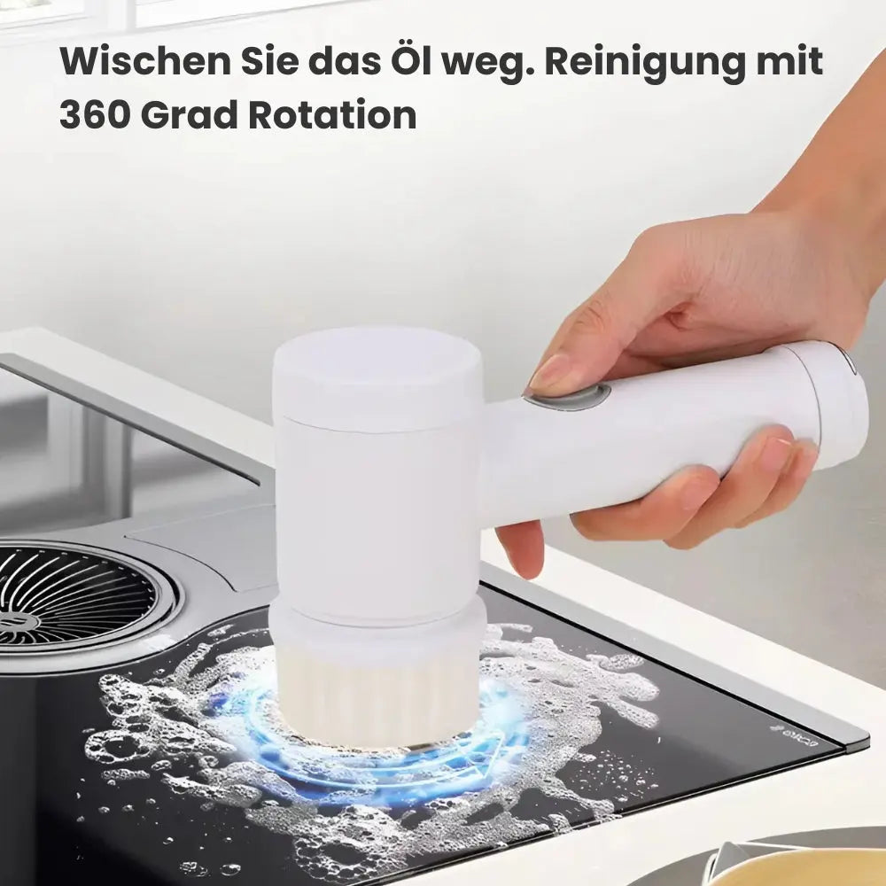 Elektrische 5-in-1 Reinigungsbürste für Bad und Küche Mivoza Deutschland