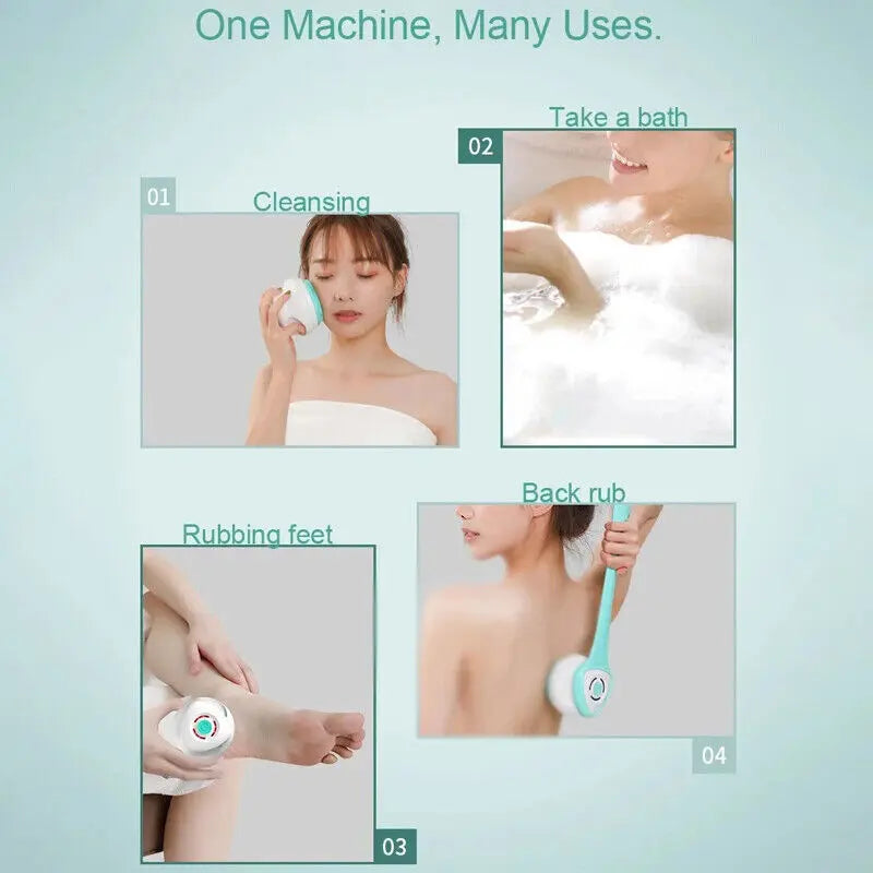 Elektrische Duschbürste mit Peeling und Massage Mivoza Deutschland