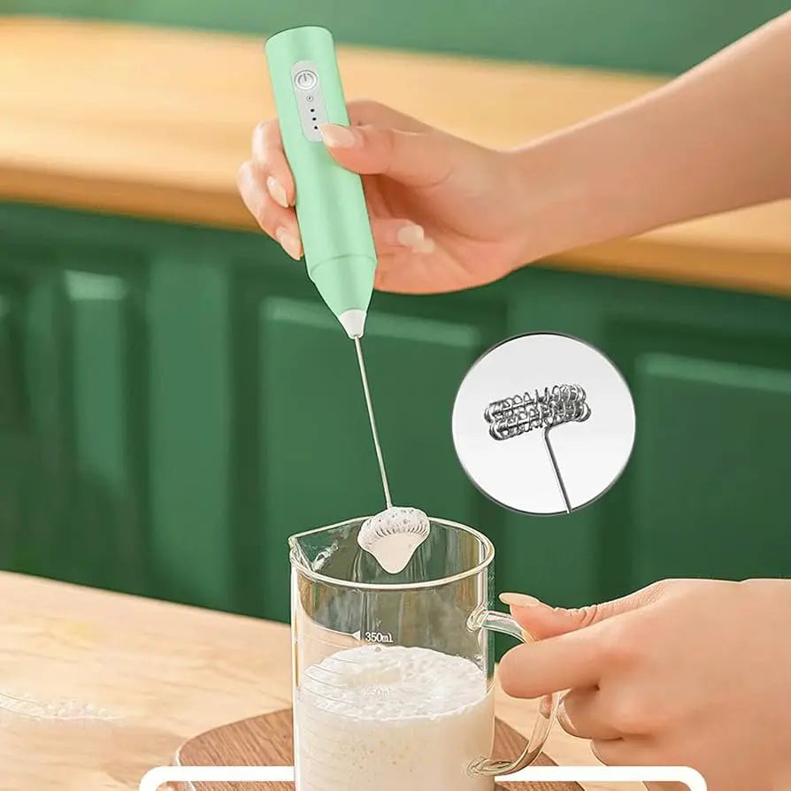 Elektrischer Milchaufschäumer Handgerät — Für Latte, Cappuccino & Kakao Mivoza Deutschland