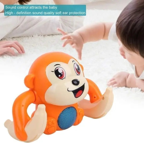 Elektrisches Babyspielzeug „Kopfanhebender Affe“ – Mit Musik & Krabbelbewegung Mivoza Deutschland