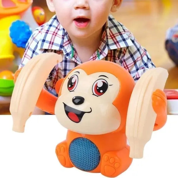 Elektrisches Babyspielzeug „Kopfanhebender Affe“ – Mit Musik & Krabbelbewegung Mivoza Deutschland