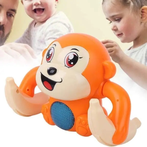 Elektrisches Babyspielzeug „Kopfanhebender Affe“ – Mit Musik & Krabbelbewegung Mivoza Deutschland