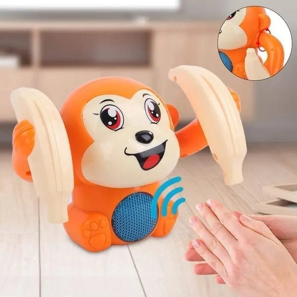 Elektrisches Babyspielzeug „Kopfanhebender Affe“ – Mit Musik & Krabbelbewegung Mivoza Deutschland