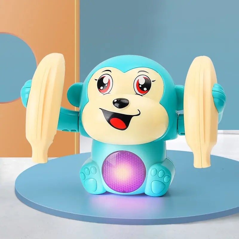 Elektrisches Babyspielzeug „Kopfanhebender Affe“ – Mit Musik & Krabbelbewegung Mivoza Deutschland