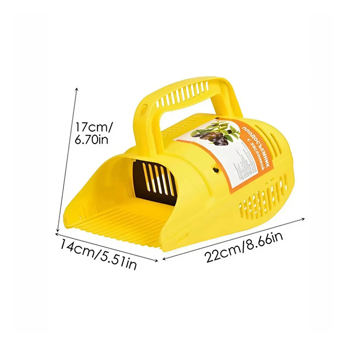 Ergonomischer tragbarer Beerenpflücker mit Handgriff Mivoza Deutschland