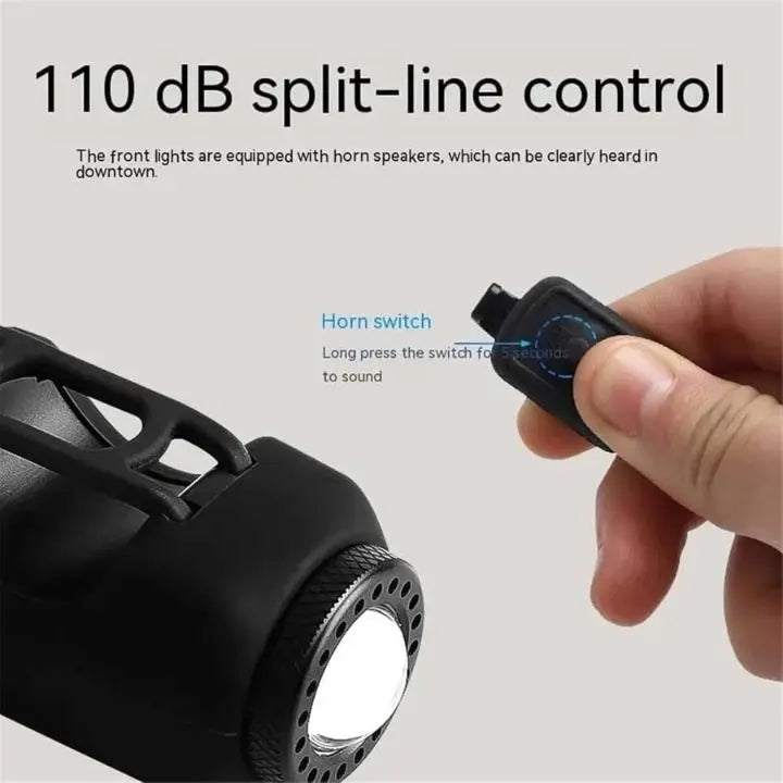 Fahrradklingel mit Licht – Laut, wasserdicht & USB-ladbar Mivoza Deutschland