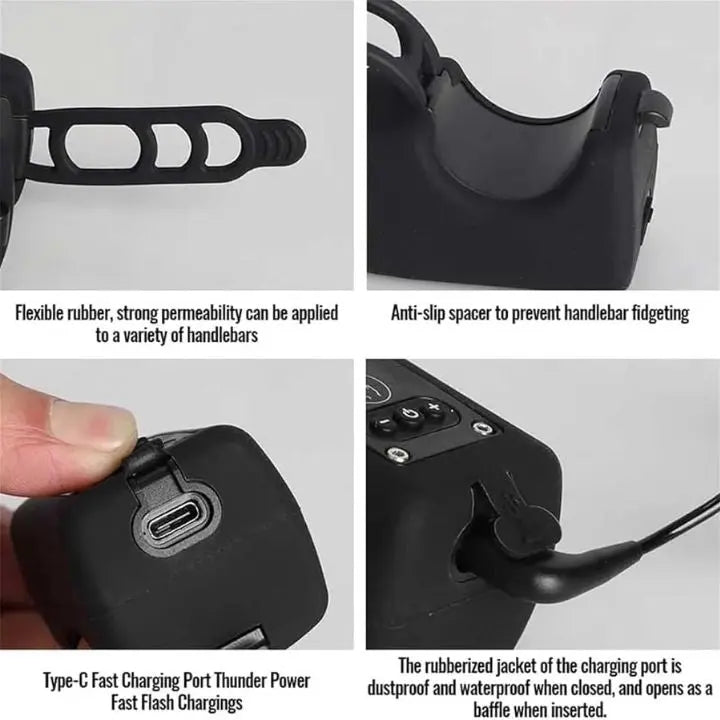 Fahrradklingel mit Licht – Laut, wasserdicht & USB-ladbar Mivoza Deutschland