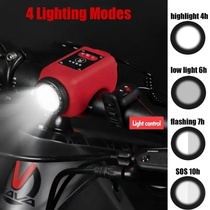 Fahrradklingel mit Licht – Laut, wasserdicht & USB-ladbar Mivoza Deutschland