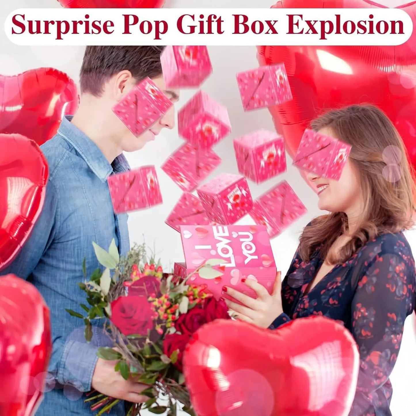 Faltbare Überraschungsgeschenkbox — 3D Explosions-Party-Pop-Up-Box Mivoza Deutschland