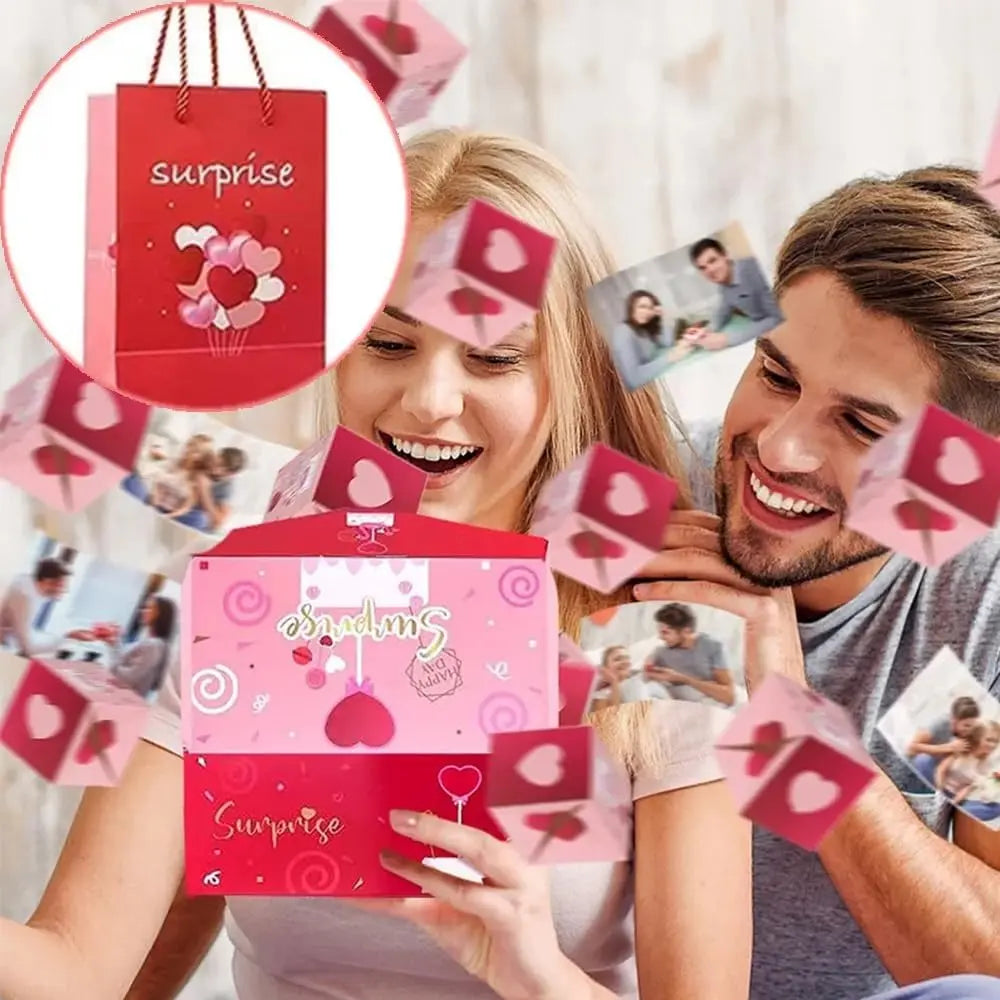 Faltbare Überraschungsgeschenkbox — 3D Explosions-Party-Pop-Up-Box Mivoza Deutschland