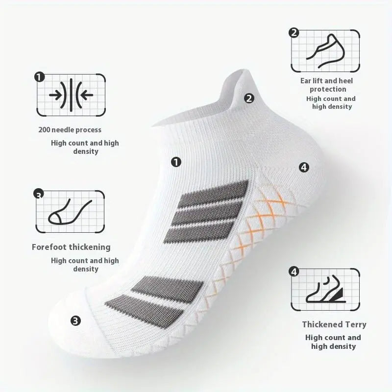 Fersenfreundliche Sportsocken – Mit Fußgewölbestütze & Reibungsschutz Mivoza Deutschland