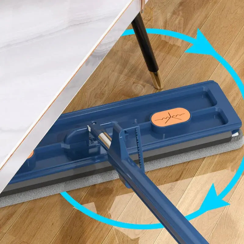 Flachmopp mit Edelstahlstiel und Abstreifer – Hygienische Bodenpflege Mivoza Deutschland