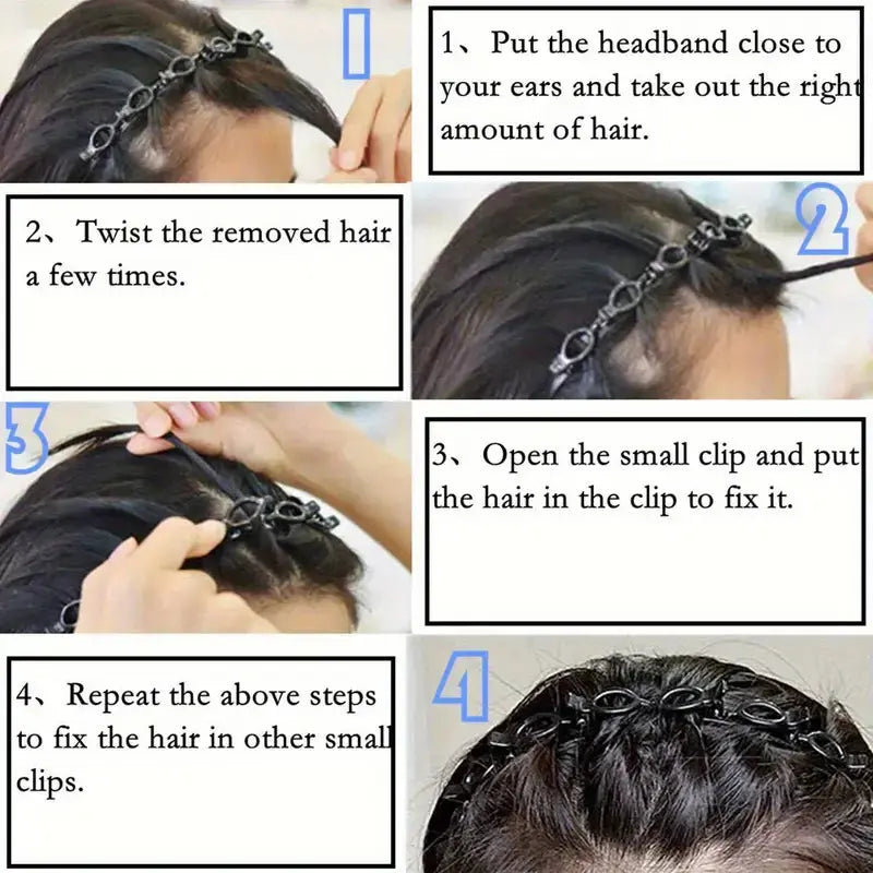 Flexibler Haarstyling-Clip mit verstellbarem festem Halt Mivoza Deutschland