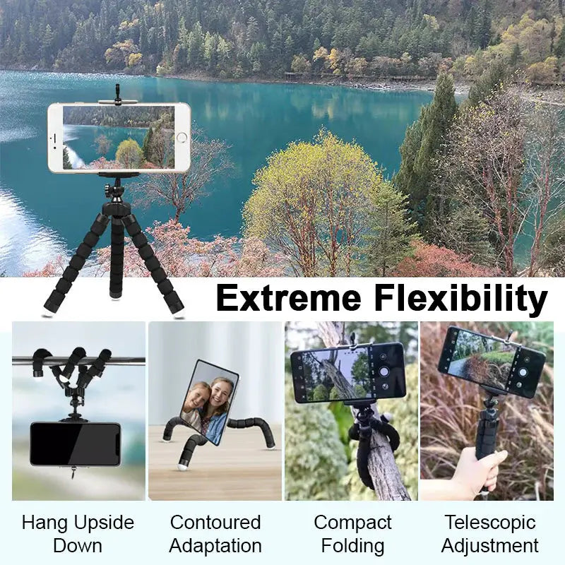 Flexibles Octopus Mini-Stativ für Kameras und Smartphones Mivoza Deutschland