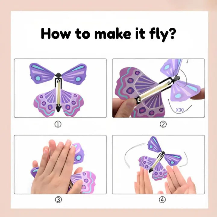 Fliegende Schmetterlings-Überraschung — Staunen auf Hochzeiten & Feiern 10er set Mivoza Deutschland