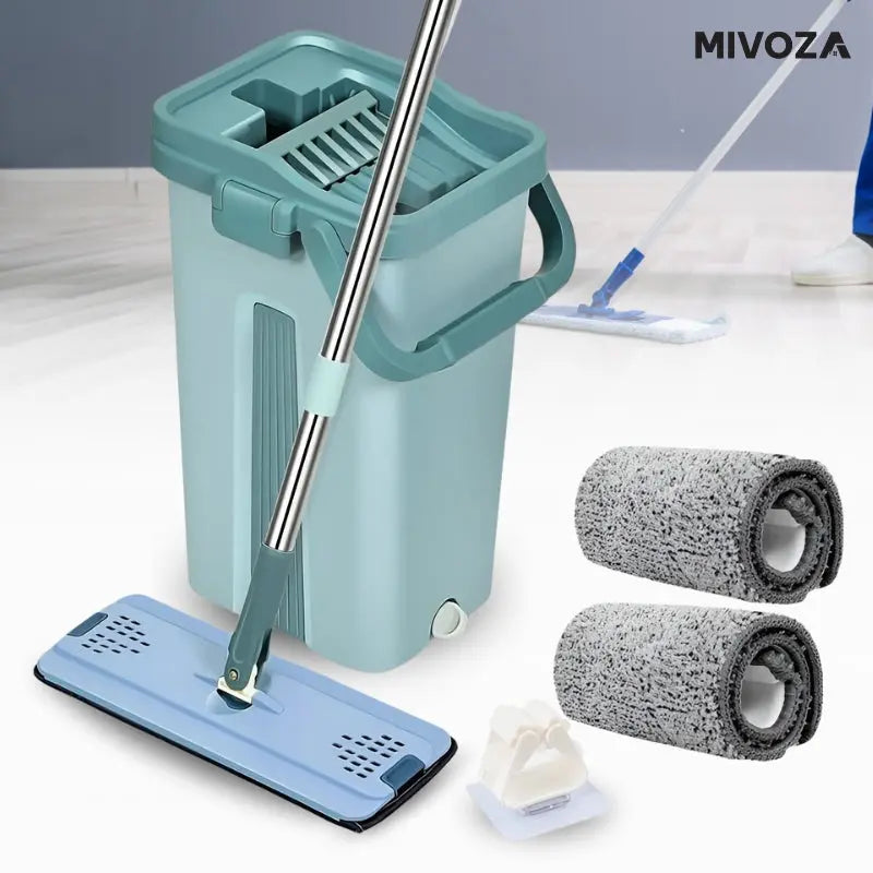 Freihändig auswringbares Mikrofaser-Mop-System Mivoza Deutschland