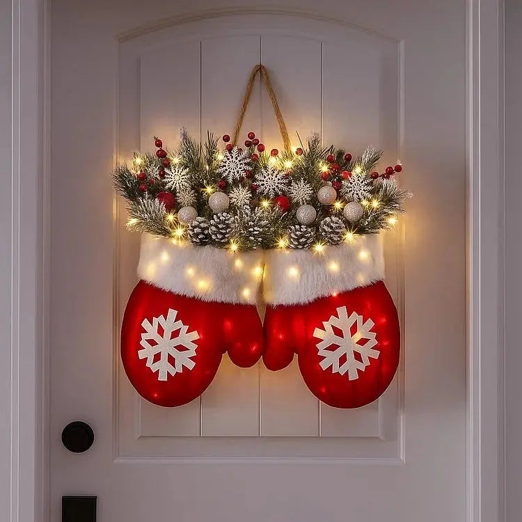 Funkelnder Fäustlingskranz — Warmer Empfang zu Weihnachten Mivoza Deutschland