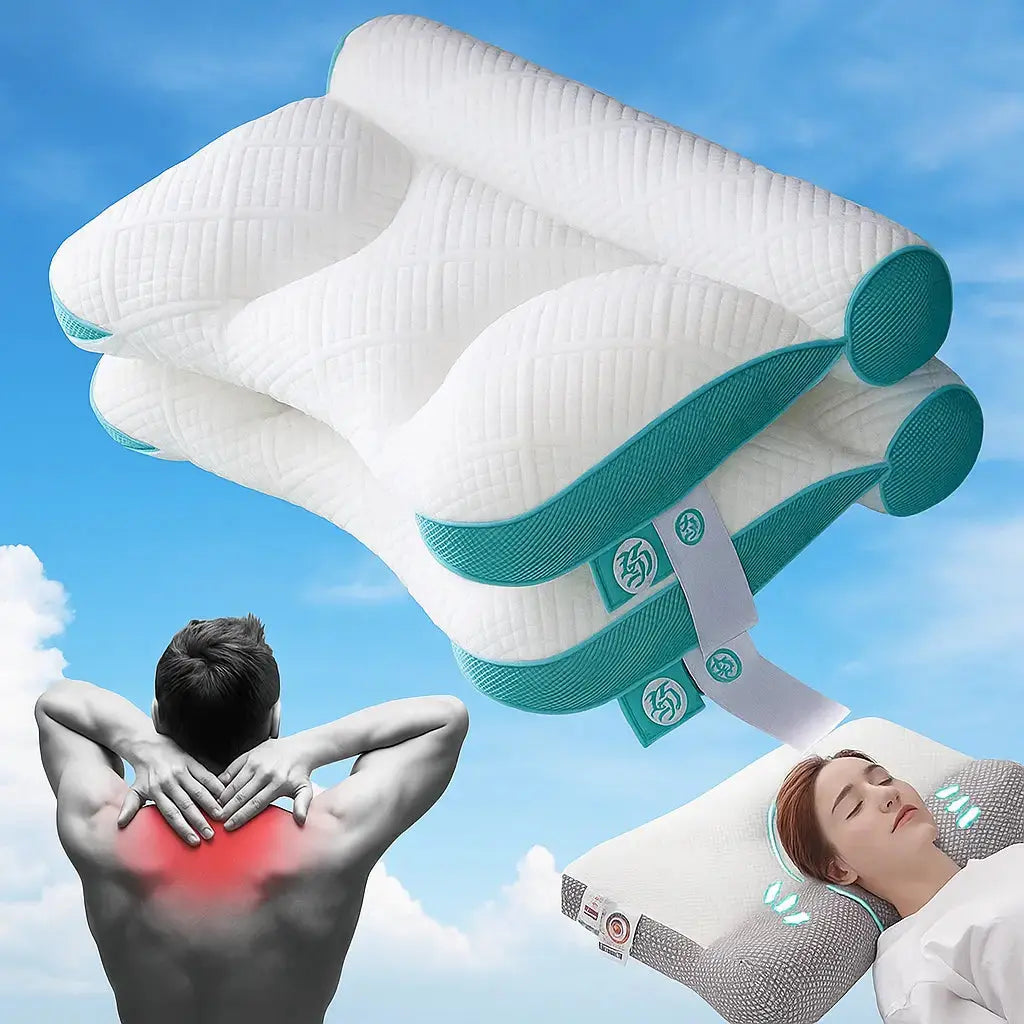 Gänsedaunen Nackenkissen – Weiches Reisekissen mit ergonomischem Design Mivoza Deutschland