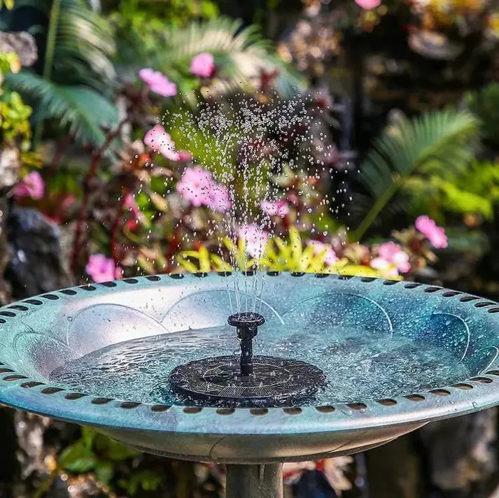 Gartenspringbrunnen solarbetrieben – Schönes Ambiente ohne Strom Mivoza Deutschland