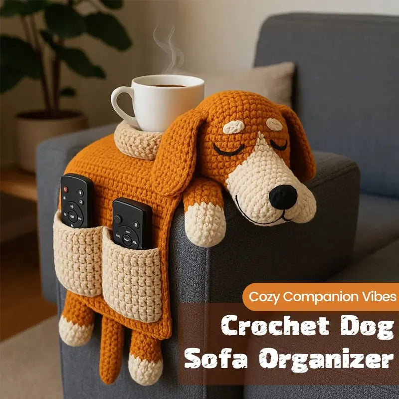 Gehäkelter Sofa-Organizer Hund — Dein süßer Couch-Begleiter Mivoza Deutschland