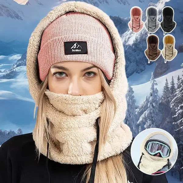 Gemütliche Sherpa-Fleece-Kapuze Mivoza Deutschland