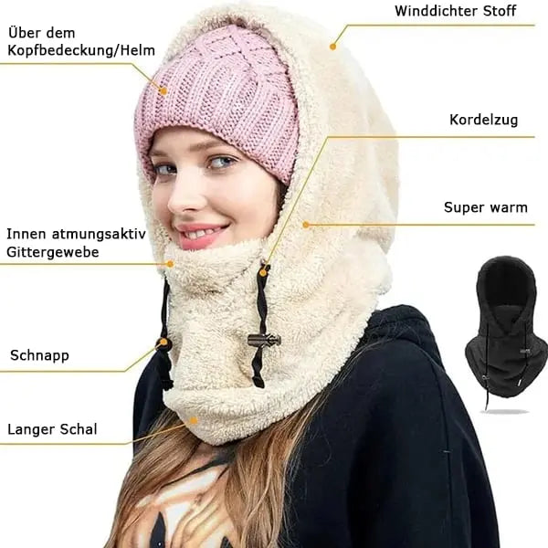 Gemütliche Sherpa-Fleece-Kapuze Mivoza Deutschland