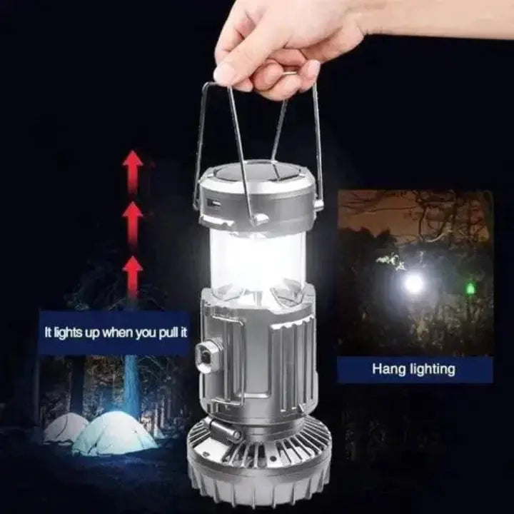 Geniale Campinglampe — Mit Lüfter, Taschenlampe & Powerbank Mivoza Deutschland