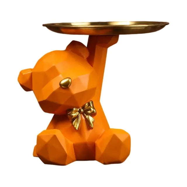 Geometrischer Bär Aufbewahrungsschale aus Harz Mivoza Deutschland