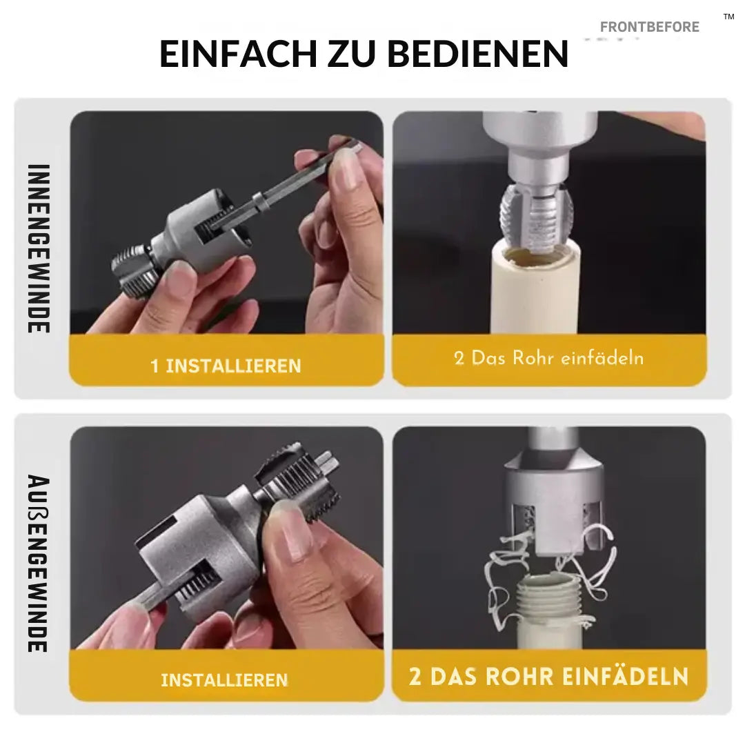 Gewindeschneider-Set – Für defekte Rohre & neue Anschlüsse Mivoza Deutschland