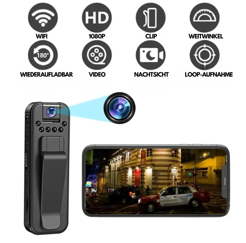HD 1080P Spionagekamera Mivoza Deutschland