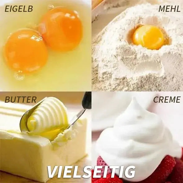 Halbautomatischer Edelstahl-Quirl – Schnell, robust & ohne Strom Mivoza Deutschland