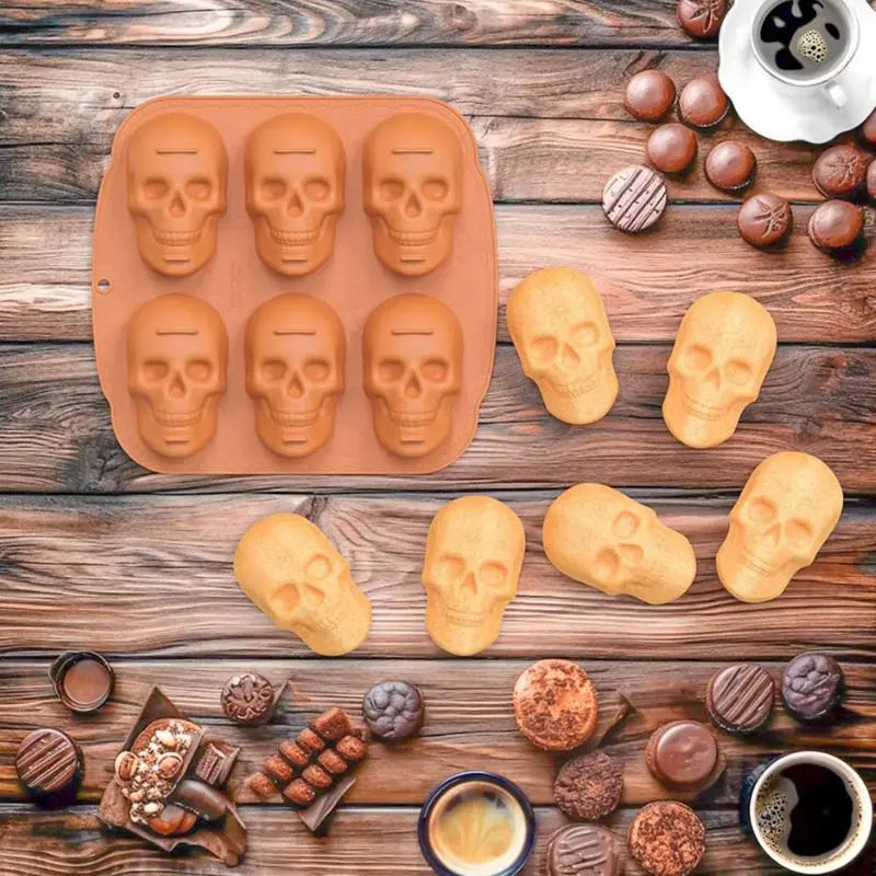 Halloween 3D Totenkopf Kuchenform Mivoza Deutschland