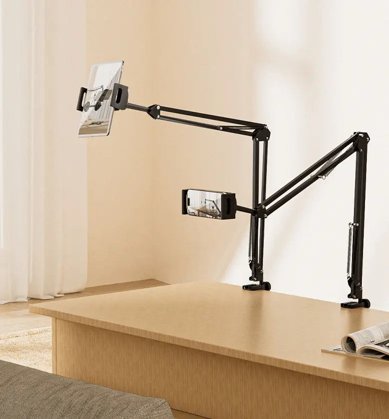 Handyhalter fürs Bett mit langem Arm – Hält Geräte bis 1,2 kg sicher Mivoza Deutschland