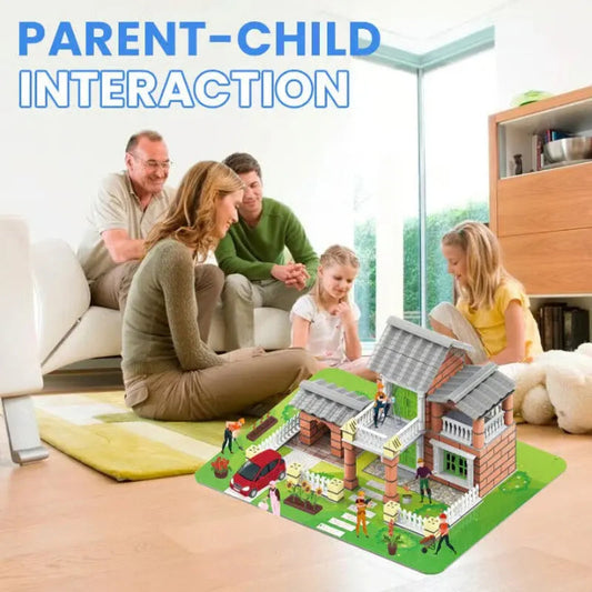 Hausbau-Simulationsspielzeug-Set für Kinder — Fördert Baufähigkeiten & Kreativität Mivoza Deutschland