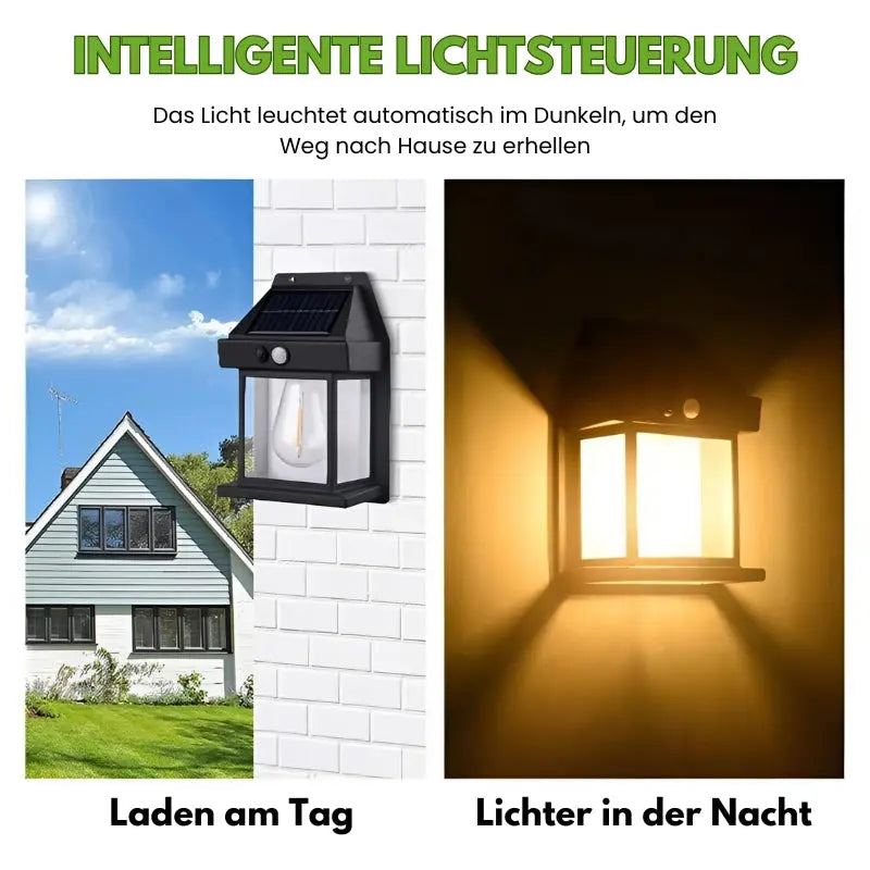 Helle Solar-Wandleuchte, 3 Modi, wasserdicht, Gartenleuchte Mivoza Deutschland