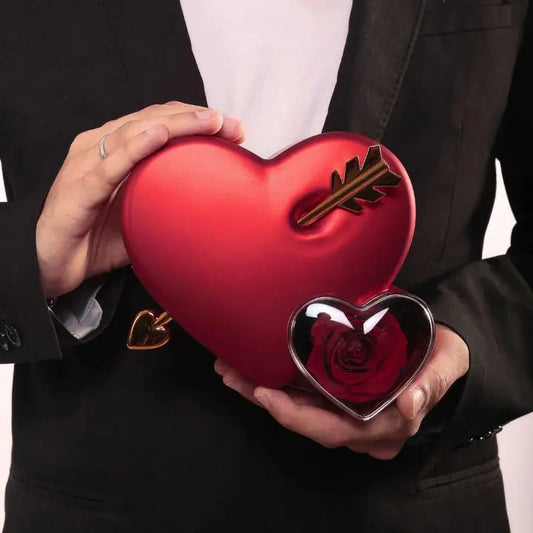 Herz-Schmuckbox „Love Struck“ — Mit Geheimfach für Verlobungs- oder Ehering Mivoza Deutschland