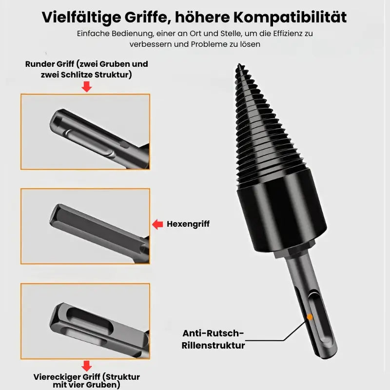Holzspalter Brennholz Bohrer Mivoza Deutschland