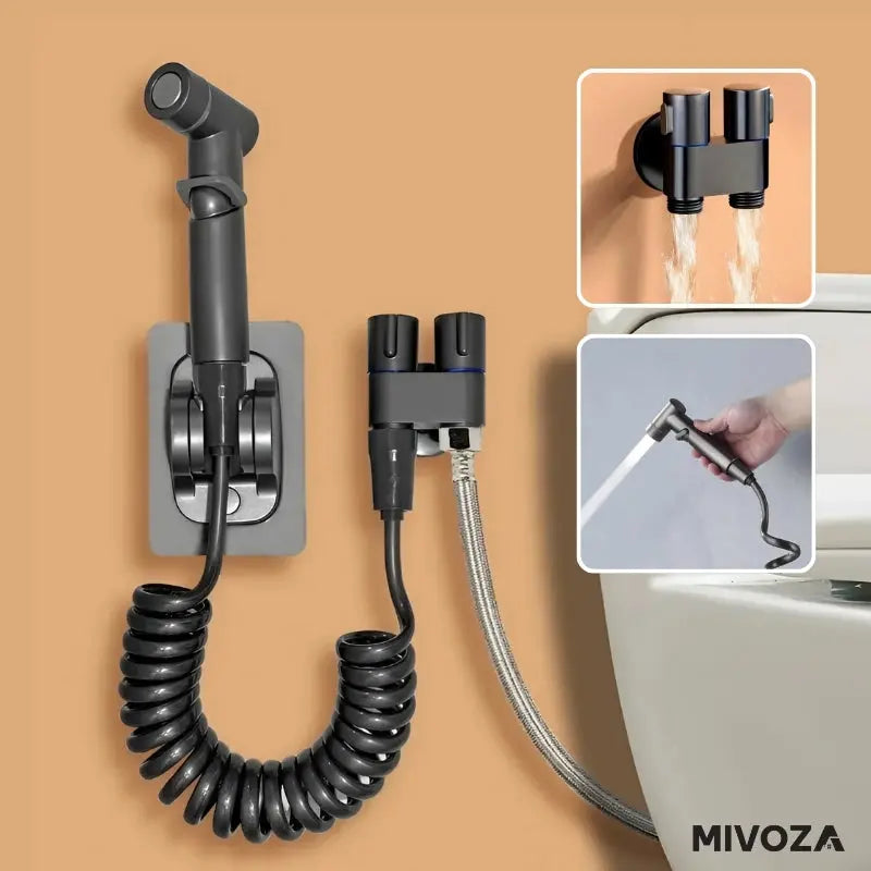 Hygienische Dusche Toilette Bidet mit doppeltem Abfluss Mivoza Deutschland