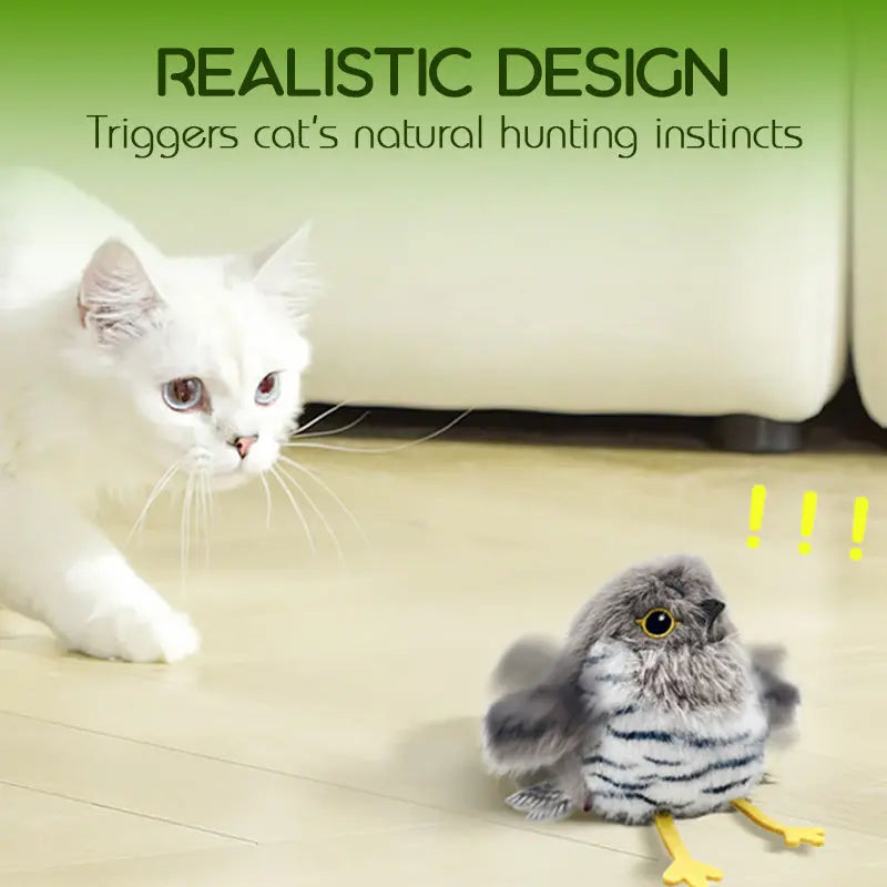 Interaktiver Vogel für Katzen – Mit Zwitschern Mivoza Deutschland