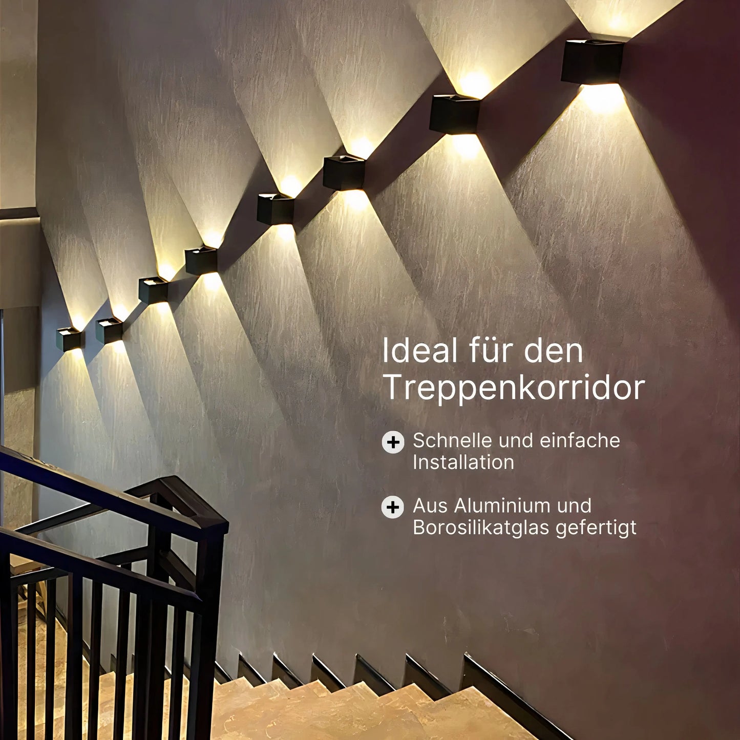 Kabellose Luxus-Wandleuchte Mivoza Deutschland