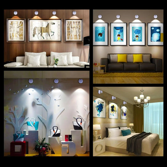 Kabellose Spotlight-Lampe – Ambiente für Pflanzen, Bilder & Wohnräume Mivoza Deutschland