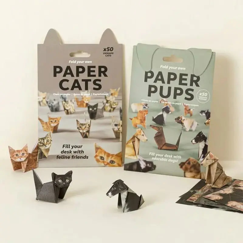 Katzen Origami Faltpapier — Perfekt für Partys, Unterricht & DIY-Deko Mivoza Deutschland