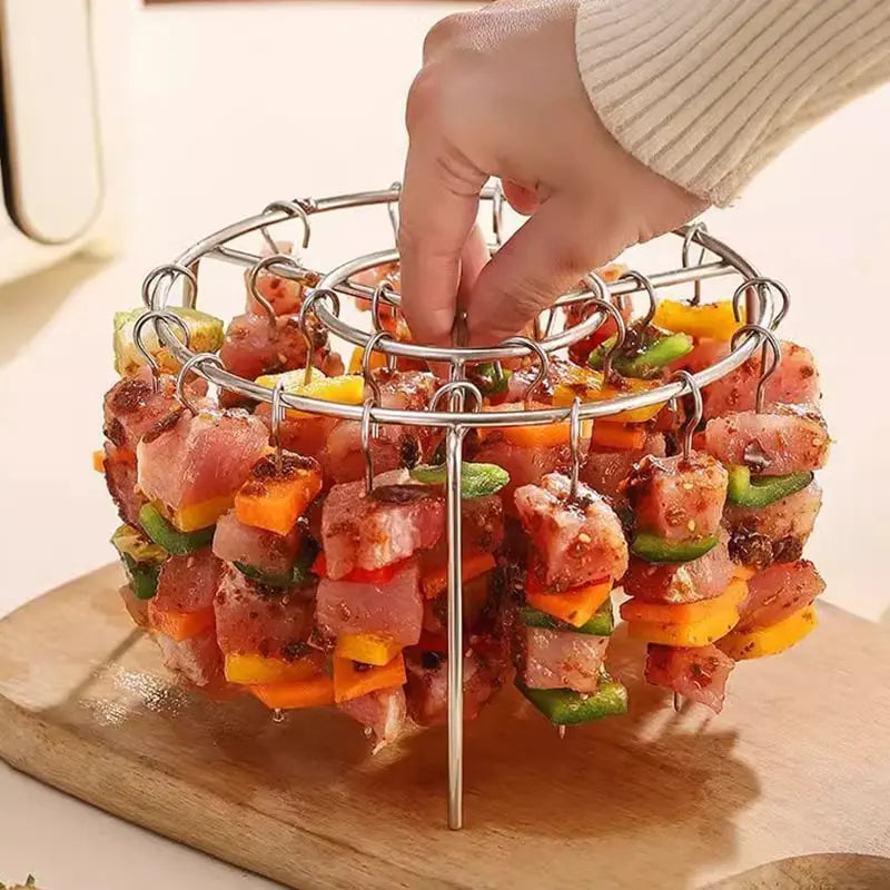 Kebab-Grill für Heißluftfritteusen – Gleichmäßiges Garen & BBQ-Genuss Mivoza Deutschland